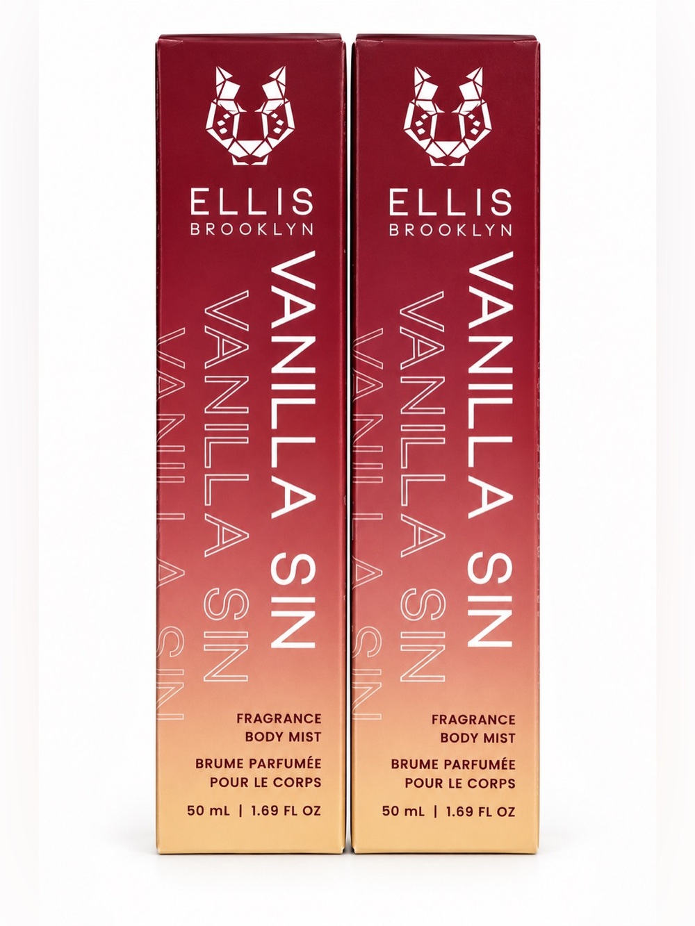 Ellis Brooklyn Vanilla Sin Fragrance Body Mist - Pack of 2 - New